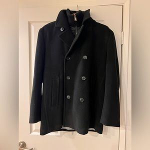 Calvin Klein Men's Overcoat with Zip-Out Liner